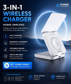 PMG Magnetic Wireless Charging & Folding Phone Stand