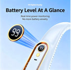 Portable Neck Fan – 5-Speed Hands-Free Personal Air Cooler