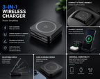 PMG Magnetic Wireless Charging & Folding Phone Stand